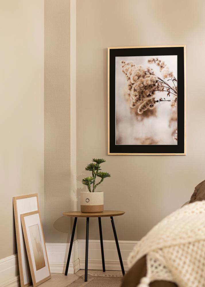 Rāmis Galant Priežkoks 50x60 cm - Paspartū Melns 15x20 inches