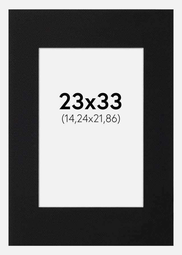 Paspartū Melns Standarts (Balts Kodols) 23x33 cm (14,24x21,86)