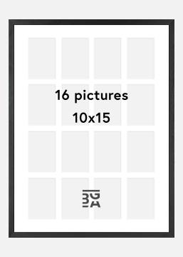 Black Wood - 16 Bildes Kolāža