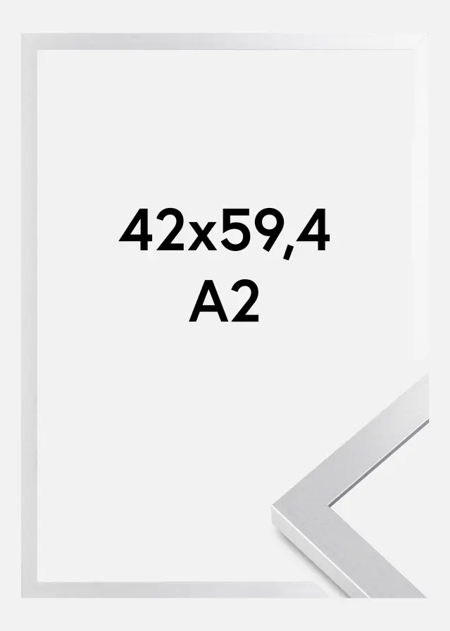 Rāmis Selection Akrila stikls Sudrabs 42x59,4 cm (A2)